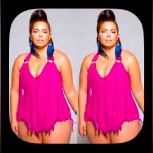 Women’s Pink One Piece Swimsuit